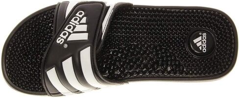 adidas Men's Adissage Slides Sandal, Black/Gold Metallic/Black, 9 in Kuwait