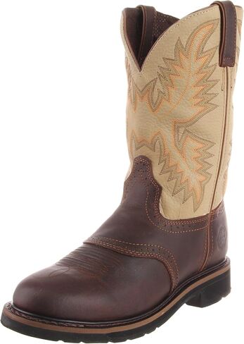 Justin Men's Superintendent Western Work Boot Soft Toe Rust Copper 9.5 D in Saudi Arabia