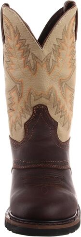 Justin Men's Superintendent Western Work Boot Soft Toe Rust Copper 9.5 D in Saudi Arabia
