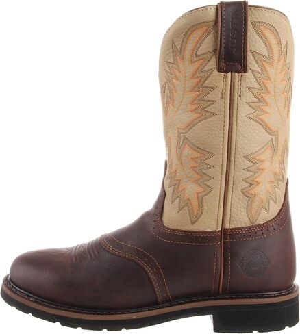 Justin Men's Superintendent Western Work Boot Soft Toe Rust Copper 9.5 D in Saudi Arabia