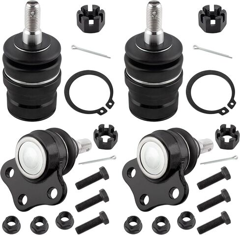 Boxi 4PCS مفاصل الكرة العلوية والسفلية الأمامية لدودج داكوتا 1997 1998 1999 4WD / Durango 1999 4WD / Durango 1998 | K7242 K7267 in Kuwait