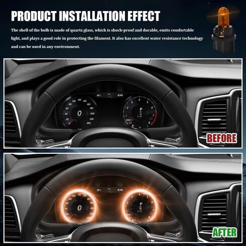10 Pack Car Arunder Light Light ، لمبة ضوء الفرامل ، 12 فولت 21/5W ملحق بديل لإضاءة إضاءة السيارات ، إضاءة إضاءة السيارات العالمية T5 أداة الهالوجين لمعظم السيارات (خضراء) in Saudi Arabia