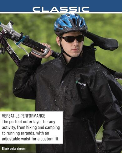 FROGG TOGGS Men's Standard Classic Pro Action Waterproof Breathable Rain Jacket, Black, 3X-Large in Kuwait