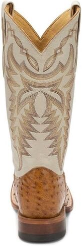 Justin Men's Pascoe 13" Full Quill Ostrich Western Boots in Kuwait