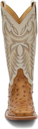 Justin Men's Pascoe 13" Full Quill Ostrich Western Boots in Kuwait