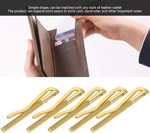 5pcs محفظة مقطع زنبرك ، 75 ملم مالي نقدي الربيع لمحفظة محفظة محفظة محفظة. in Saudi Arabia