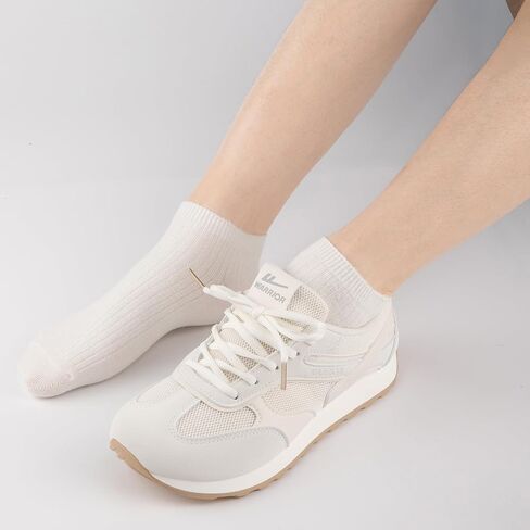 Heatuff 8 Pairs Ankle Socks for Women,Comfy Cotton Breathable Fabric for Womens,Thin Ankle Socks for Casual in Saudi Arabia