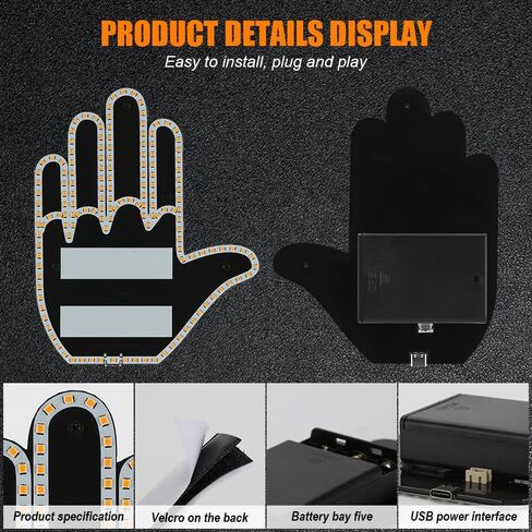 إيماءات ممتعة مصباح زخرفي ، شاشة مشرقة فائقة ، 7 إيماءات ، التحكم عن بُعد (H-0035-W) in Saudi Arabia