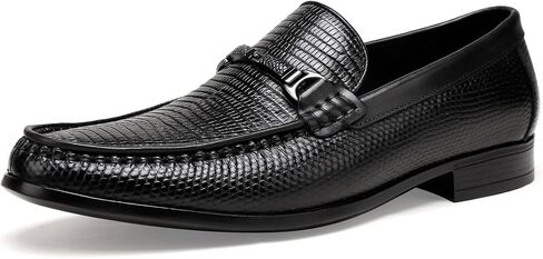 Classsical Slip on Loafers for Men,Leather Dress Shoes Dress Loafer Penny Formal Shoes in Saudi Arabia