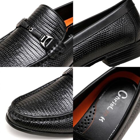 Classsical Slip on Loafers for Men,Leather Dress Shoes Dress Loafer Penny Formal Shoes in Saudi Arabia