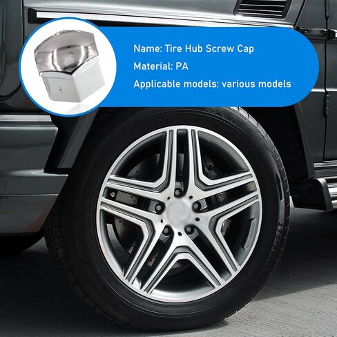 21 PCS CAR CAR CORGHS ، 0.75in/19mm CAPS SPER SPATS ، مضادة للسرقة مقاوم للماء أغطية صامدة الترباس مع مقطع الإزالة ، إكسسوارات الديكور للسيارات (أسود) in Kuwait