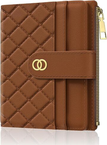 Womens Wallet, RFID Small Slim Wallets for Women, Compact Credit Card Holder, Cute Leather Bifold Ladies Purse with Zipper Coin Pocket and ID Window, White in Saudi Arabia