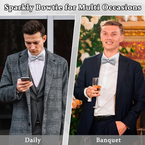 رابط القوس من راينستون للرجال الترتر بويس رابطة قابلة للتعديل مع قميص الحفلات للآدان الحفلات in Kuwait