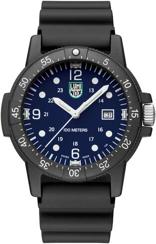 Luminox G Sea Bass Carbonox X2.2003.ND Mens Watch 44mm - Military Watch in Blue Date Function 100m Water Resistant in Saudi Arabia