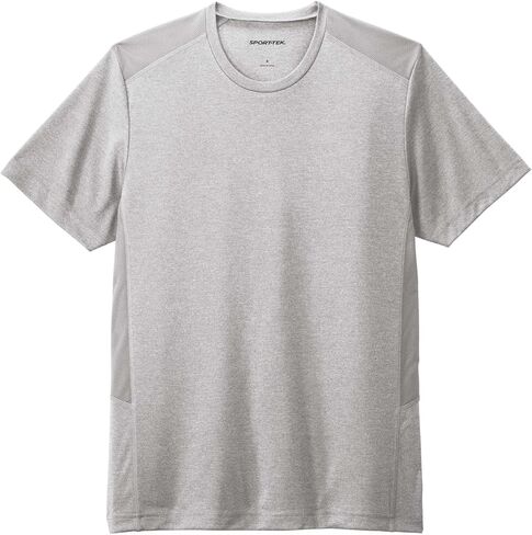 Sport-Tek Endeavor Tee. ST465 XL Black Heather/ Black in Saudi Arabia