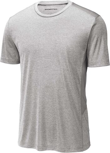 Sport-Tek Endeavor Tee. ST465 XL Black Heather/ Black in Saudi Arabia