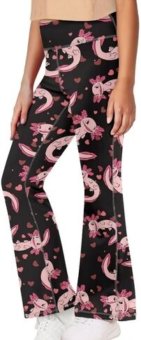 5-14 Bell Bottoms for Girls Cute Yoga Pants for Girls Flare Leggings Kid in Saudi Arabia