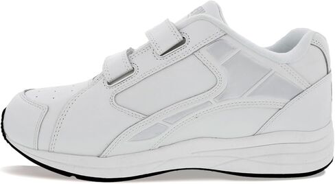 Drew Shoe Men's Force V Adjustable Strap Comfortable Walking Shoe Therapeutic Extra Depth 9 M US White in Saudi Arabia