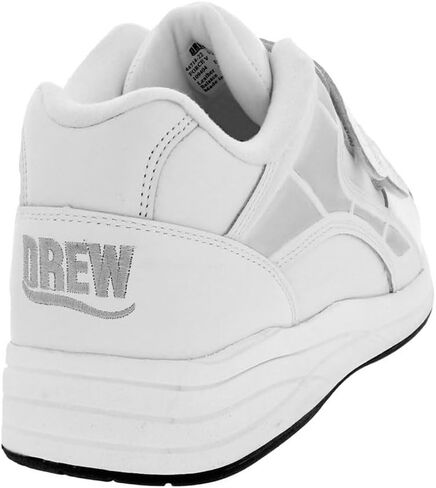Drew Shoe Men's Force V Adjustable Strap Comfortable Walking Shoe Therapeutic Extra Depth 9 M US White in Saudi Arabia