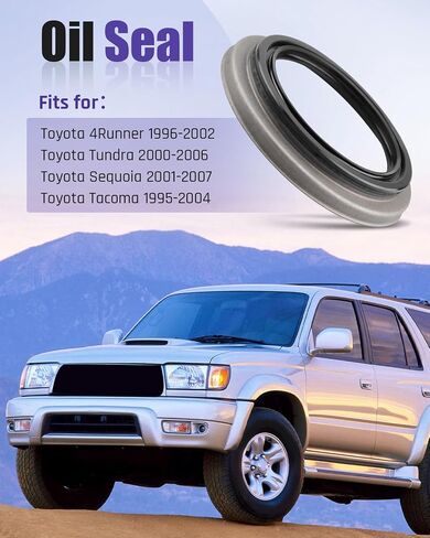 Front Wheel Hub Oil Seal ملاءمة لـ Toyota 4runner 1996-2002/ Tacoma 1995-2004/ Tundra 2000-2006/ Sequoia 2001-2007 ، محمل العجلات الأمامية محل 90316-69001 in Saudi Arabia