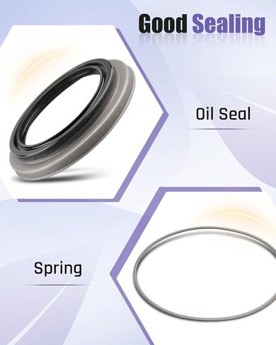 Front Wheel Hub Oil Seal ملاءمة لـ Toyota 4runner 1996-2002/ Tacoma 1995-2004/ Tundra 2000-2006/ Sequoia 2001-2007 ، محمل العجلات الأمامية محل 90316-69001 in Saudi Arabia