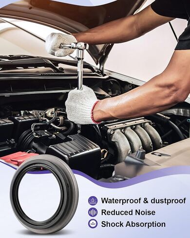 Front Wheel Hub Oil Seal ملاءمة لـ Toyota 4runner 1996-2002/ Tacoma 1995-2004/ Tundra 2000-2006/ Sequoia 2001-2007 ، محمل العجلات الأمامية محل 90316-69001 in Saudi Arabia