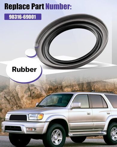 Front Wheel Hub Oil Seal ملاءمة لـ Toyota 4runner 1996-2002/ Tacoma 1995-2004/ Tundra 2000-2006/ Sequoia 2001-2007 ، محمل العجلات الأمامية محل 90316-69001 in Saudi Arabia