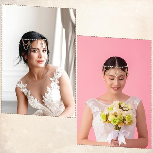 سلسلة رأس الترتر بوهو ، سلاسل الشعر الذهبية للحفلة الذهبية ، عصابة أزياء أزياء المهرجان للنساء (الترتر الذهبي) in Kuwait
