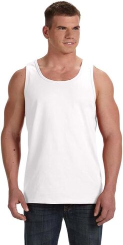 Fruit of the Loom 5 oz., 100% Heavy Cotton HD Tank, XL, ATHLETIC HEATHER in Kuwait