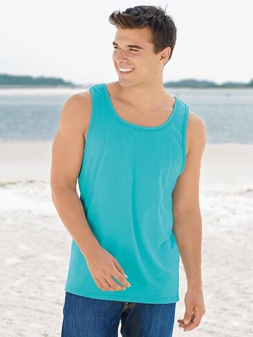 Fruit of the Loom 5 oz., 100% Heavy Cotton HD Tank, XL, ATHLETIC HEATHER in Saudi Arabia