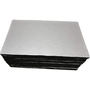 394mil 12.92sqft Car Noise Sound Deadener Deadening Insulation Mat Waterproof and Moistureproof 15.7 inches x 9.8 inches, 12 Packs