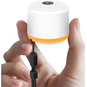 White Noise Machine Portable Sleep Machines with 30 Relaxing Sounds 12 Color Options 5 Adjustable Brightness 32 Volume Levels 4 Timer for Baby and Adult Perfect for Home Travel Office