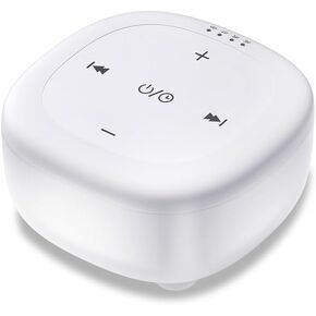 White Noise Sound Machine with 30 Soothing Sounds Brown Noise Sound Machines for Sleep Office Privacy Bedroom 36 Adjustable Volume 4 Timers Memory Function Sleep Sound Machine Adult Elderly Baby Care