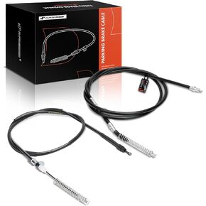 A-Premium Rear Driver and Passenger Side Parking Brake Cable Assembly Compatible with Chevrolet and GMC Models: Silverado 1500 2005-2006, Silverado 1500 HD/2500 HD, Sierra 1500, Sierra 1500 HD/2500 HD