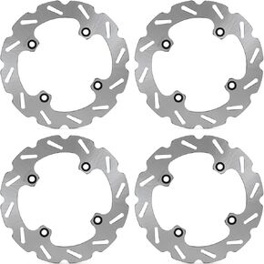 4pcs Front/Rear Brake Discs Rotors 43251-HL6-A01 For Honda Talon 1000 2021-2023, Talon 1000R 2019-2021, Talon 1000X 2019-2021, Talon 1000X-4 2020