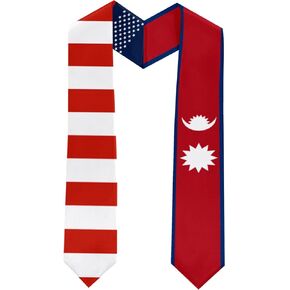 Nepal Graduation Stole Graduation Sash Scarf Graduation Gift for Nepal International Student