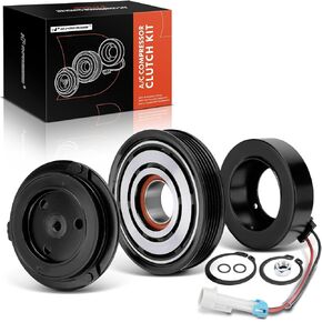 A-Premium Air Conditioner AC Compressor Clutch Kit Compatible with Saab 9-3 2003 2004 2.0L
