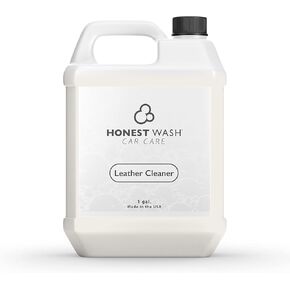 Honest Wash Car Leather Cleaner – Cleans, Conditions, & Restores Leather | Replenishes Natural Oils and Prevents Cracking | Non-Greasy Formula for Seats, Panels, & More | Made in The USA (16 Fl Oz)