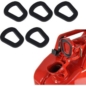 5PCS Jerry Can Gaskets, Oil Can Gaskets, Rubber Fuel Can Gaskets Replacement Gas Gaskets, Car Accessories Automotive Oil Drum Seal Ring Gasket Fits for 20 Liter NATO Jerry Can Spout
