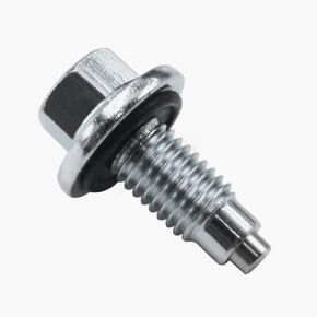 1PC M12 x 1.75 Oil Drain Plug,Stainless steel magnetic oil drain with neodymium magnet Plug fits Lincoln，Buick, Chevrolet, Cadillac, Ford And More， with 1 Crush Gaskets