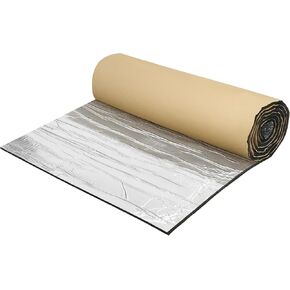 ACROPIX 394mil 10mm 16sqft Universal Sound Deadener Mat 59.8" x 39.4" Closed Cell Foam Heat Shield Material for Car Boat Hood Engine Black - Pack of 1