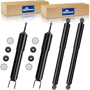 4WD Front Rear Shocks Struts fit for Chevy Silverado 1500 GMC Sierra 1500 1999 2000 2001 2002 2003 2004 2005 2006/2007 Silverado 1500 Classic Sierra 1500 Classic Shock Absorbers Suspensions