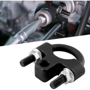 Automotive Interior Tie Rod Installation Wrench, Multi-Function Installation and Removal Tool, Inside Ball Tool Steering Wheel Rudder Wrench, Universal for Most Cars (Black)