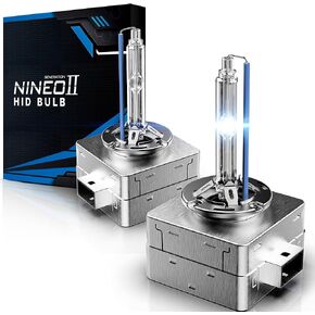 Nineo D3s HID Plusts ، 35W عالية/LOW BEAM 10000K الأزرق الداكن ل 66340 42403 42302 استبدال ، حزمة 2