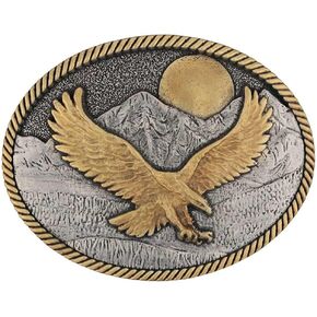 Montana Silversmiths Unisex Mountain Majesty Attitude Buckle - A997P One Size