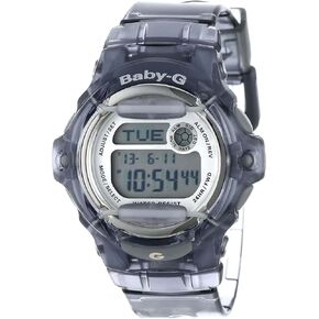 Casio BG169R-8B Women's Whale Transparent Gray Band Alarm Chronograph Baby G Shock Watch