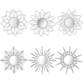 Silver Mirrors Set of 6