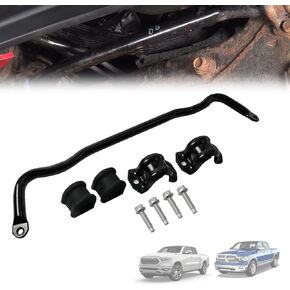 Front Sway Bar with Bushings Kit FIT 2009-2010 Dodge Ram 1500, 2011-2018 Ram 1500, 2019-2022 Ram 1500 Classic 4WD Replace 55398938AC