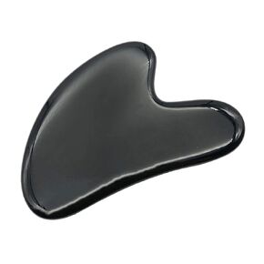 1 Pcs Natural Rose Quartz Scraping Facial Massage Tools, Crystal Jade Guasha Stone Board for SPA Acupuncture Therapy Trigger Point Treatment