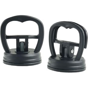 Car Dent Puller Suction Cup Handle Lifter, 2PCS Car Repair Dent Removal Tools for Car Dent Repair, Screen Removal, Glass, Tiles, Small Objects Moving and Lifting, Puller for Door Handle, Phone Stand